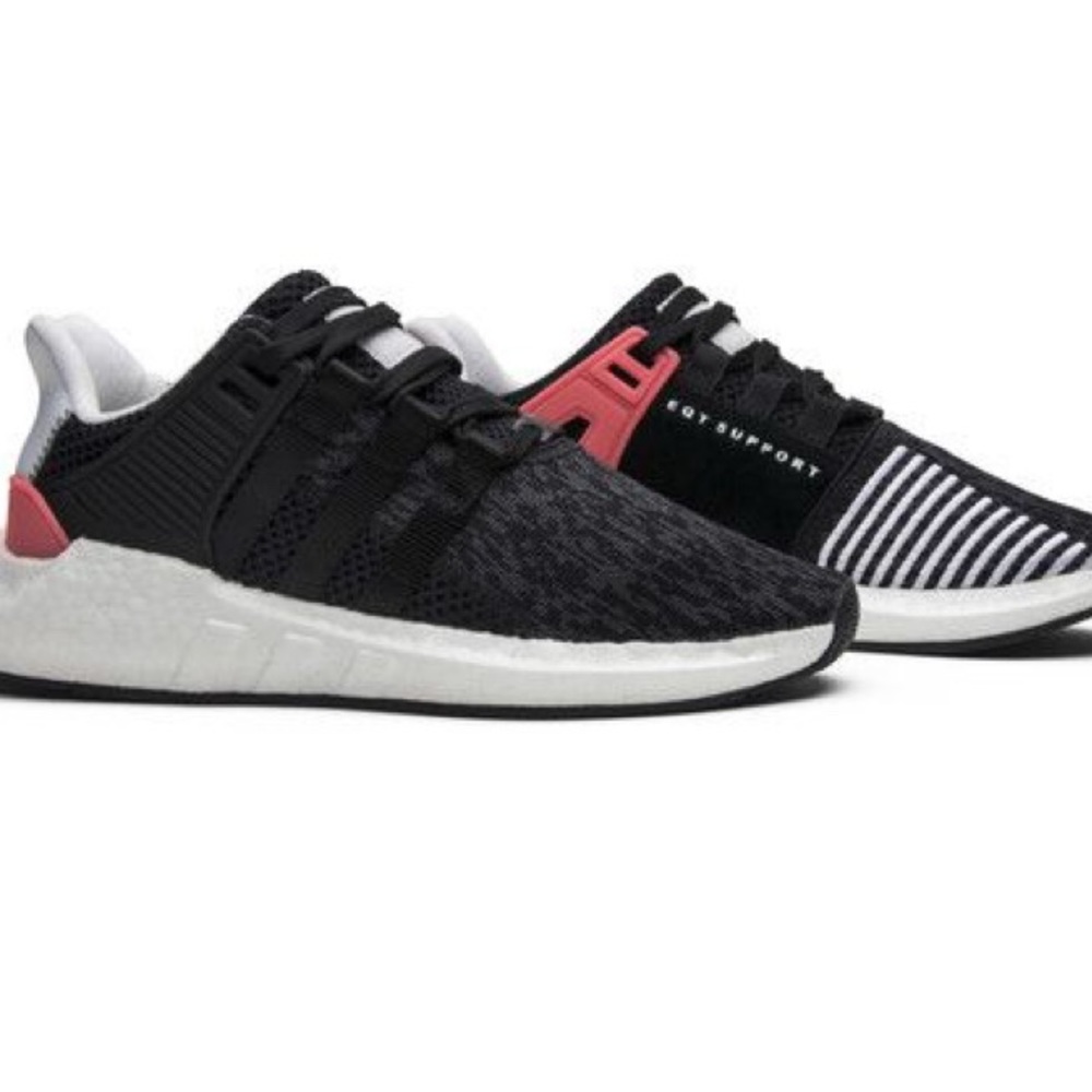 Adidas EQT Support Sneakers - Black and White
